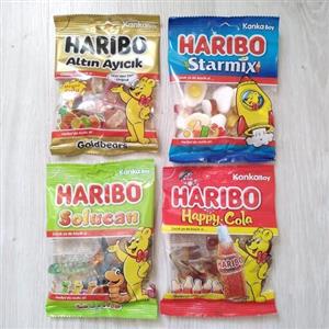 پاستیل هاریبو ترکیه Haribo در طعم های مختلف بسته 80 گرمی