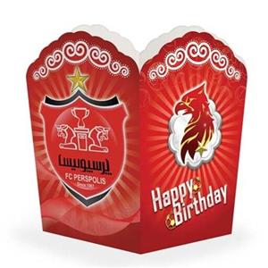ظرف پاپکرن 12 عددی تم تولد پرسپولیس