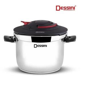زودپز 6.5 لیتر کلیپسی مدل ویتا کوک دسینی (Dessini) با ضمانت 18 ماهه - رنگ بژ