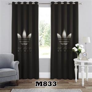 پرده چاپی طرح ادیداس کد m833 تک قواره ارتفاع 300 عرض140 سانتی متر