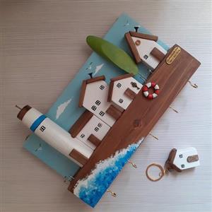 جاکلیدی  چوبی دیواری دست ساز