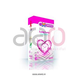 کاندوم لذت طولانی ایکس دریم  XDREAM LONG LOVE  بسته 12 عددی X Dream Long Love Condom 12pcs