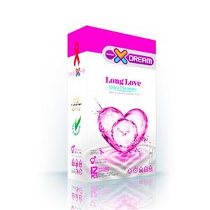 کاندوم لذت طولانی ایکس دریم  XDREAM LONG LOVE  بسته 12 عددی X Dream Long Love Condom 12pcs