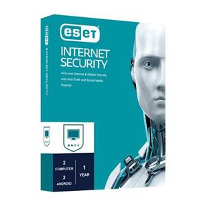 انتی ویروس نود 32 اینترنت سکوریتی دو کاربره یکساله ESET Internet Security PC 