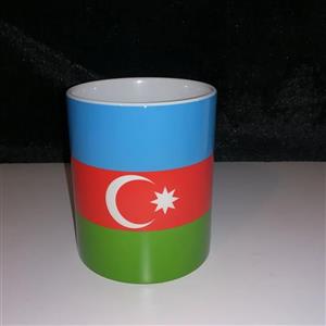 ماگ سرامیکی طرح پرچم کشور جمهوری آذربایجان