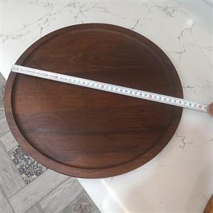 سینی تمام چوب گرد