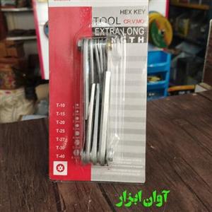 آچار آلن  8 عددی  چاقویی