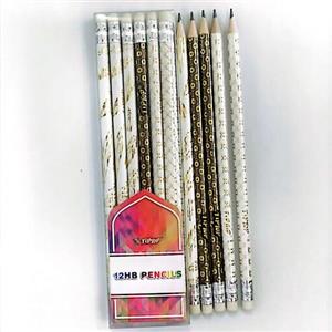 مداد پاکن دار مشکی تیپ تاپ بسته 12 عددی