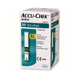 نوار تست قند خون ACCU-CHEK ACTIVE تاریخ 2024.1.1 