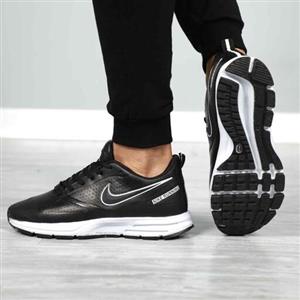 کتونی مردانه نایک Running مشکی سفید باتیس بوتیک