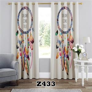 پرده طرح دریم کچر (کابوس گیر) کد Z433 تک قواره ارتفاع 300 عرض 140 سانت