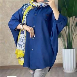 مانتو پانچ حریر میله ای بهاره تابستانه ارسال رایگان فری سایز 36 تا 46