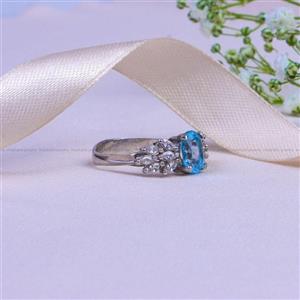 انگشتر توپاز زنانه کد 9928
