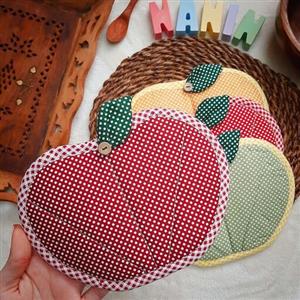 دستگیره مدل سیب رنگبندی قرمز .زرد. سبز .زرشکی.سبک و نسوز.سه لایه