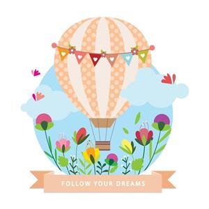 استیکر سالسو طرح Follow Your Dream Salso Follow Your Dream Sticker