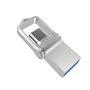 فلش 64 گیگ وریتی  دو سریک سر تایپ سی  VERITY مدل USB3.0 O512 Type-C