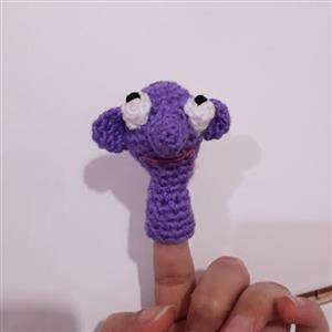 عروسک انگشتی جناب خان دستبافت(عروسک انگشتی سرکلیدی آویز و...)