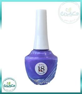لاک گیاهی لاک نمازی کد 15 رنگ صورتی مات برند گیاهی مبین