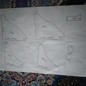 الگو آماده شورت زنانه