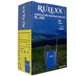 سم پاش 20 لیتری RULEXX - جنس پلی اتیلن - دوکاره دستی و باطری - باطری 12 ولت 8 آمپر - فشار 0.15 تا 0.4