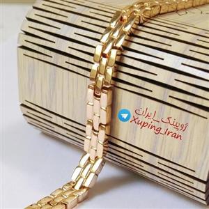 دستبند ژوپینگ طرح رولکس باریک طلایی Xuping اسپرت