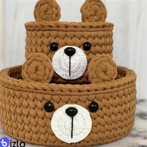 باکس تریکو  خرسی سایز  20  و سایز 12  کفی چوبی قابل سفارش در رنگبندی مختلف