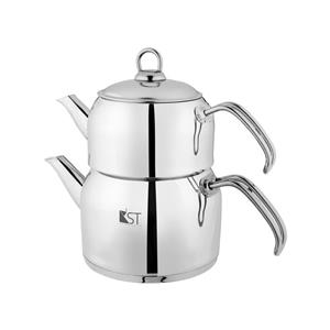 ست کتری استیل و قوری کی اس تی مدل 1060w