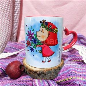ماگ داخل رنگی
