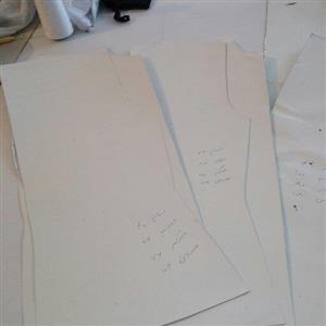 الگو خیاطی سایز 42 به همراه استین متد تجاری