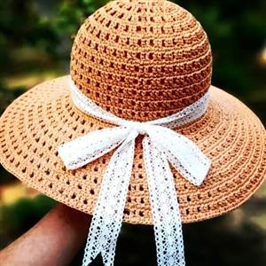 کلاه مکرومه اسپرت دخترانه در رنگبندی های مختلف تنوع بالا مناسب تمامی سنین قابل سفارش 