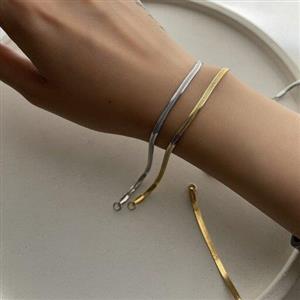 دستبند ماری استیل نقره ای