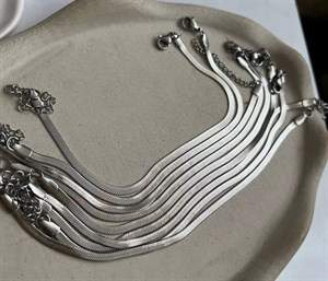 دستبند ماری استیل نقره ای