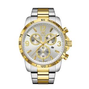 ساعت مچی عقربه ای مردانه اوبلاک مدل 72717 رنگ دو رنگ صفحه سفید