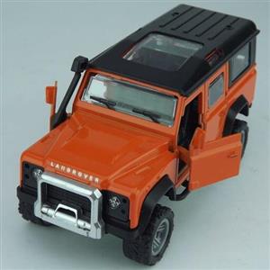 ماکت فلزی لندرور  طول 12 سانت صداو چراغدار بدون جعبه