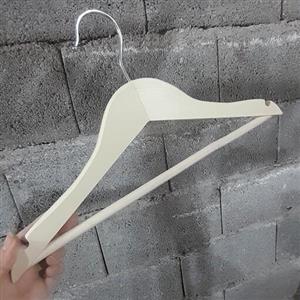 چوب لباسی چوبی خام (بدون رنگ و جلا) مجموعه 6 عددی