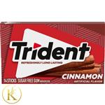 آدامس تریدنت دارچینی بدون شکر trident ( بسته ی 14 عددی)