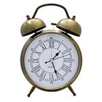 ساعت رومیزی مدل آنتیک طول 21 سانتی متر و رنگ برنزی