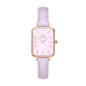 ساعت دنیل ولینگتون زنانه مستطیلی بنفش یاسی DW-4746-L