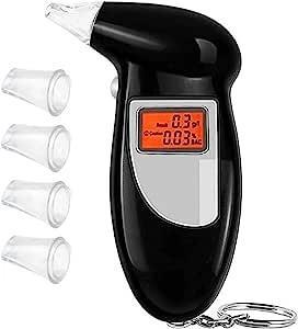 تست دیجیتال تنفسی الکل مدل greenwon همراه با 5 محافظ دهان