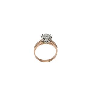 انگشتر جواهر 18 عیار  آزوریت مدل 3759 Azurite Jewelry 3759 Gold Ring