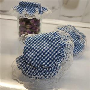 درپوش پارچه ای شیشه مربا و ...