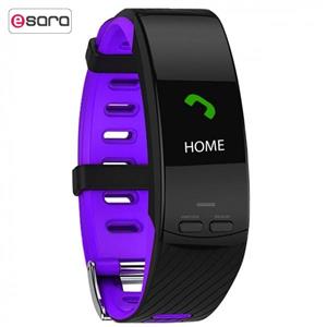 مچ بند هوشمند فیدوگجت مدل GPS Purple Fidogadhet Gps Smart Bracelet 