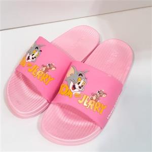 دمپایی دخترانه صورتی مدل تام وجری سایز 33-کیف و کفش آرایه بانو