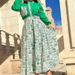 شومیز دامن لنین