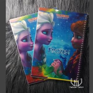 دفتر 100 برگ سیمی فانتزی طرح فروزن 3