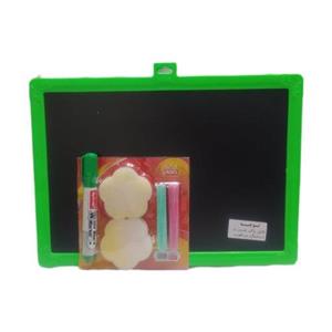 تخته وایت برد و تخته سیاه(تخته دوکاره) همراه با ماژیک ، گچ و تخته پاک کن