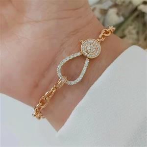 دستبند طرح طلا از برند ژوپینگ