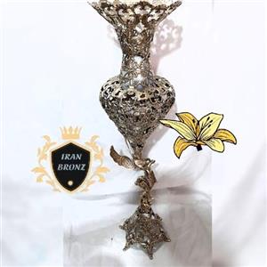 گلدان برنزی یاسی طرح توری
