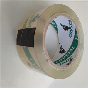 چسب پهن 90 یارد 5 سانتی کرستال تایپ اورجینال بسته 24 عددی