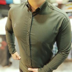 پیراهن مردانه سبز لجنی(ارسال رایگان)